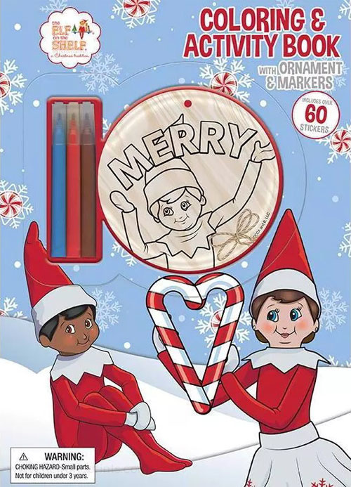 Elf on the Shelf: An Elf's Story Coloring and Activity Book