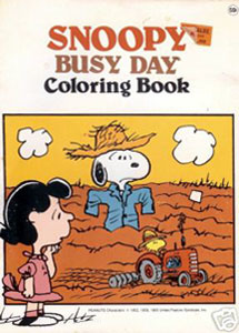 Peanuts Busy Day Coloring Book