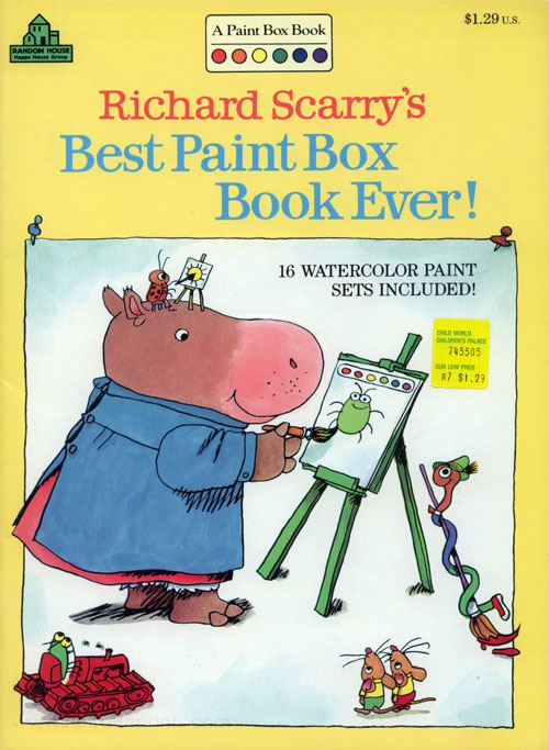Busy World of Richard Scarry, The Best Paint Box Book Ever!