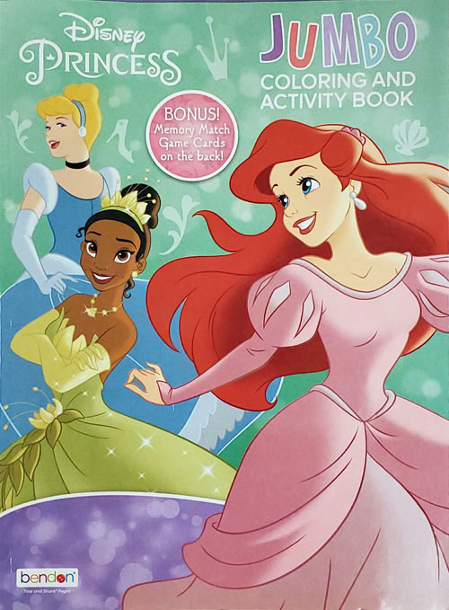 Princesses, Disney Coloring and Activity Book