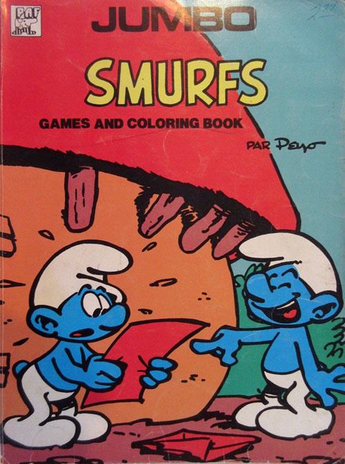 Smurfs Games and Coloring Book
