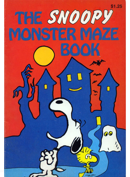 Peanuts Snoopy Monster Maze Book