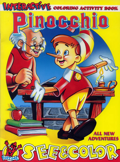 New Adventures of Pinocchio, The (1970s) Coloring Book