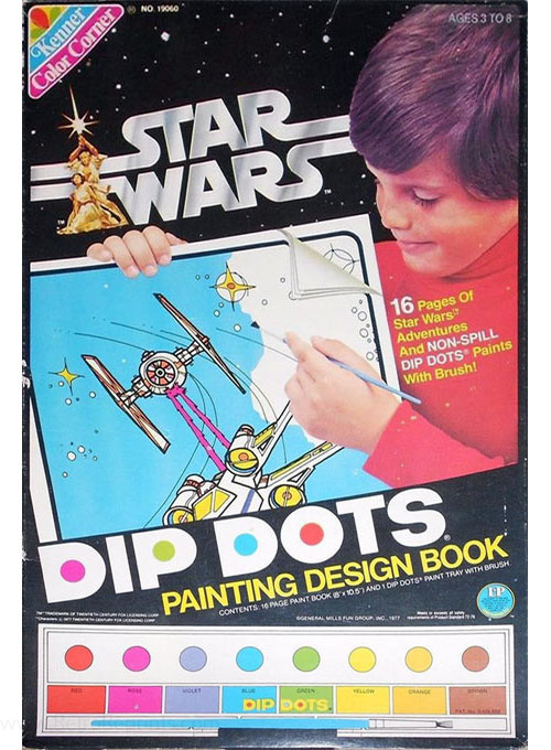 Star Wars: A New Hope Dip Dots Painting Design Book
