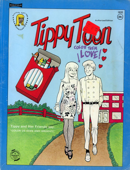 Comic Strips Tippy Teen Coloring Book