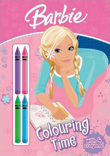 Barbie Colouring Time
