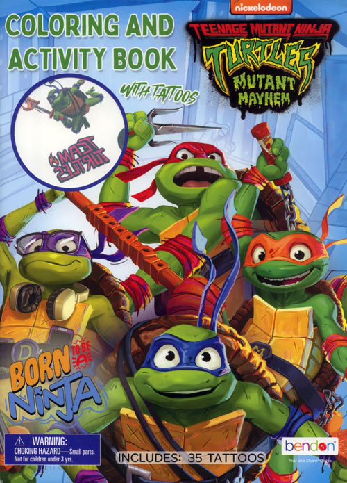 Teenage Mutant Ninja Turtles: Mutant Mayhem Coloring and Activity Book