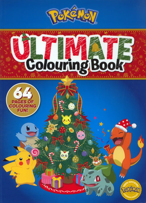 Pokemon Christmas Colouring Book