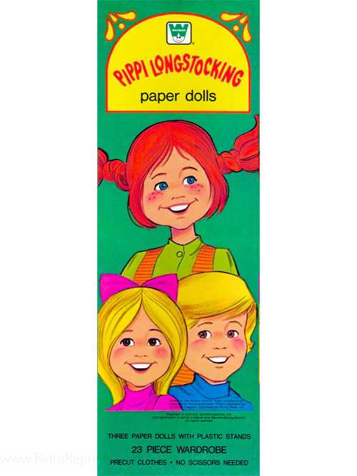 Pippi Longstocking Paper Dolls