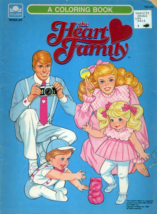 Heart Family, The Coloring Book