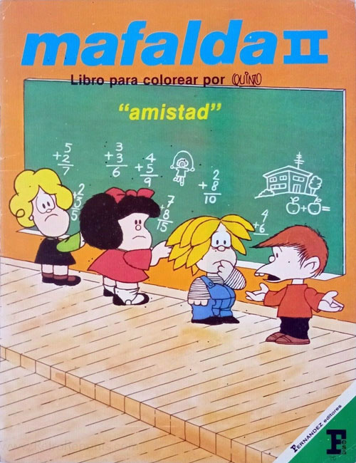 Comic Strips Mafalda Coloring Book