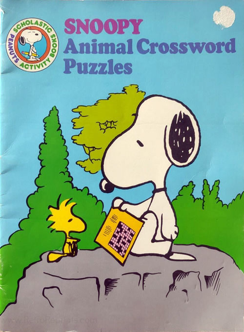 Peanuts Snoopy Animal Crossword Puzzles