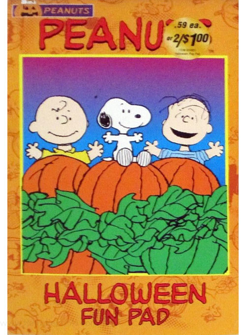 Peanuts Halloween Fun Pad