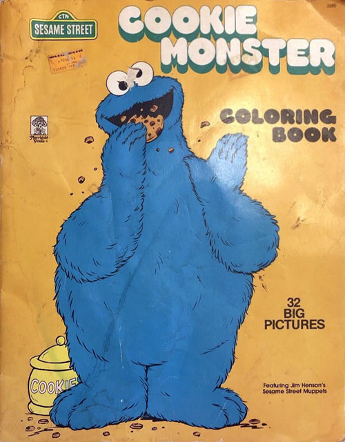 Sesame Street Cookie Monster Coloring Book