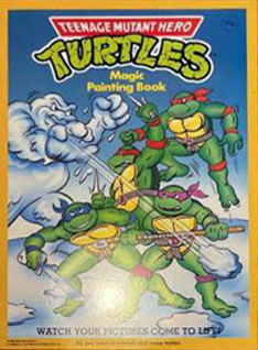 Teenage Mutant Ninja Turtles (classic) Magic Painting Book