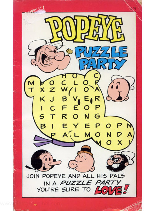 Popeye the Sailor Man Puzzle Party
