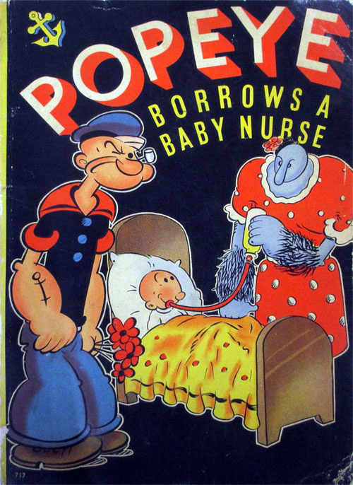 Popeye the Sailor Man Borrows a Baby Nurse