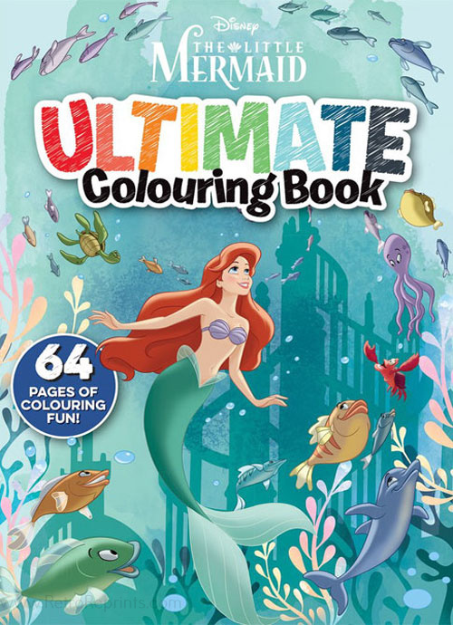 Little Mermaid, Disney's Colouring Book