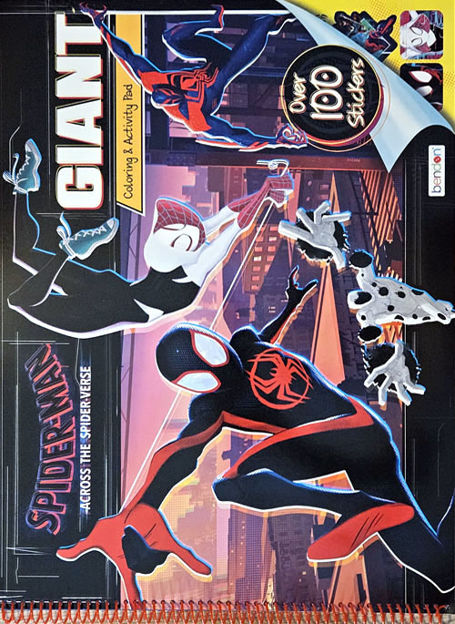 Spider-Man: Across the Spider-Verse Coloring and Activity Pad