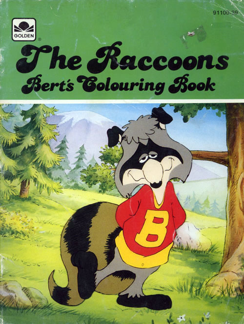 Raccoons, The Bert's Coloring Book