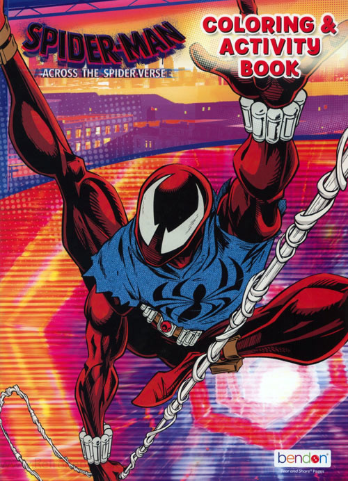 Spider-Man: Across the Spider-Verse Coloring and Activity Book