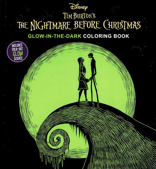 Nightmare Before Christmas, The Glow-In-The-Dark Coloring Book