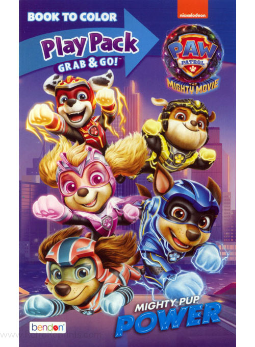 Paw Patrol: The Mighty Movie Coloring Book