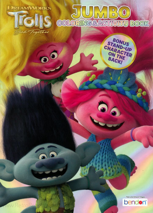 Trolls Band Together Coloring and Activity Book