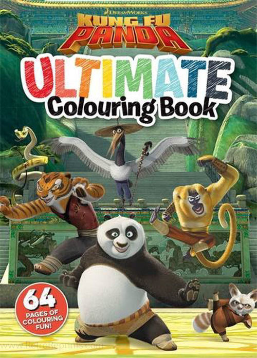 Kung Fu Panda Colouring Book