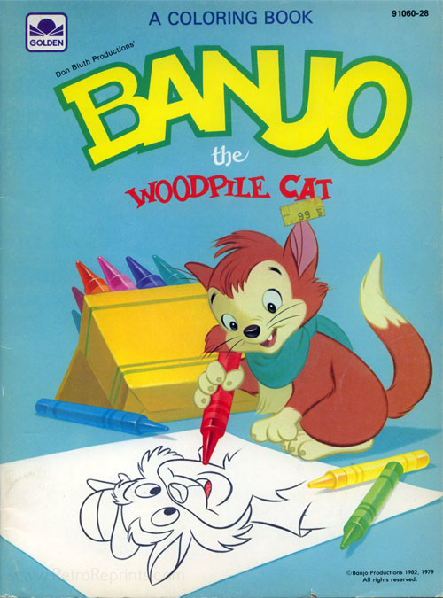 Banjo the Woodpile Cat Coloring Book