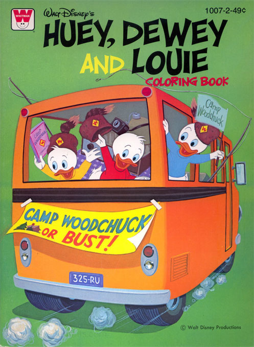 Huey, Dewey & Louie Coloring Book