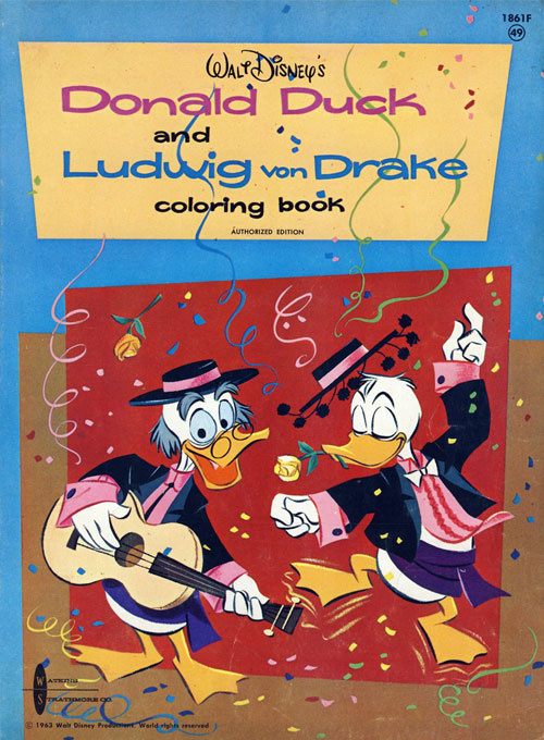 Donald Duck Donald and Ludwig von Drake