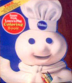 Commercial Characters Pillsbury Coloring Book