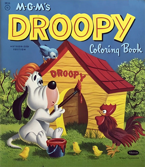 Droopy Coloring Book
