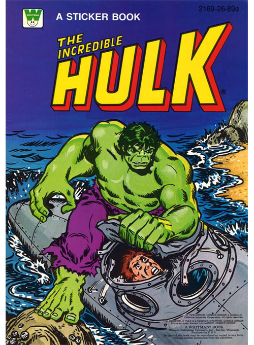 Incredible Hulk, The Sticker Book