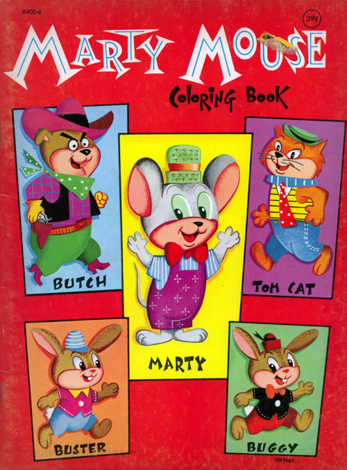 Marty Mouse Coloring Book