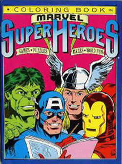 Marvel Super Heroes Coloring Book