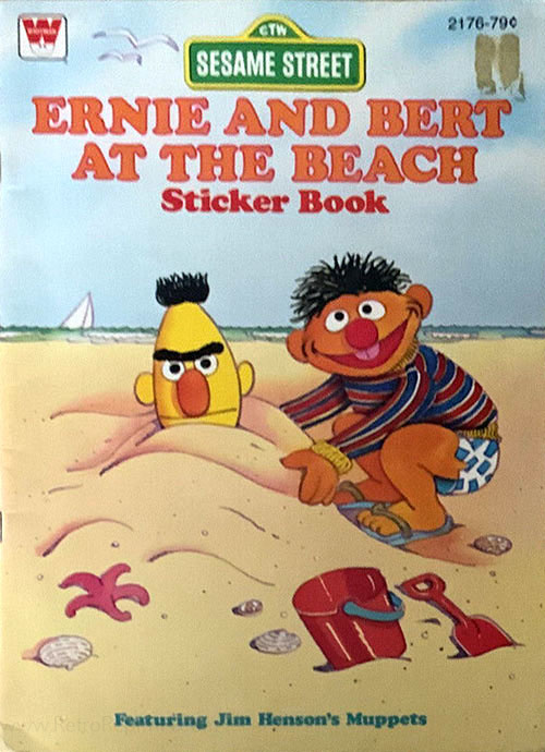 Sesame Street Ernie and Bert at the Beach
