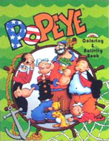 Popeye the Sailor Man Coloring and Activity Book