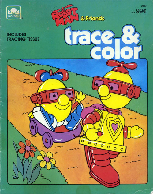 Robotman & Friends Trace and Color
