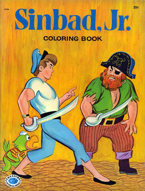 Sinbad Jr. Coloring Book