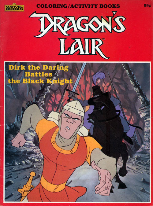 Dragon's Lair Battles the Black Knight