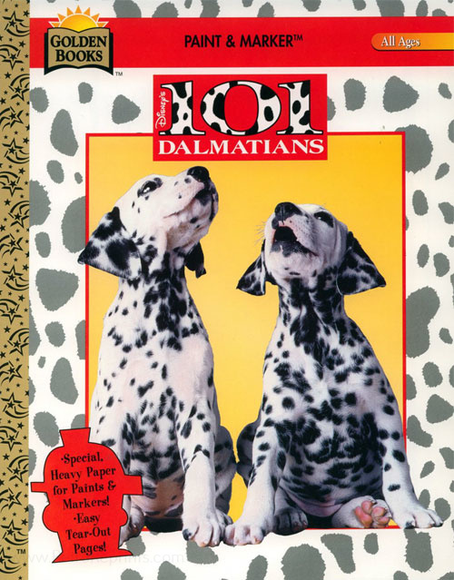 101 Dalmatians Paint & Marker Book