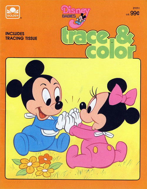 Disney Babies Trace & Color