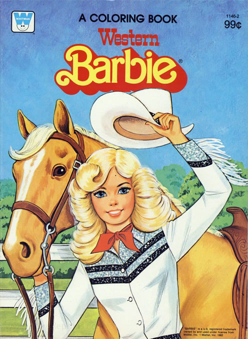 Barbie Western Coloring Book
