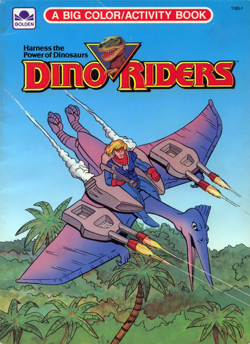 Dino-Riders Coloring and Activity Book