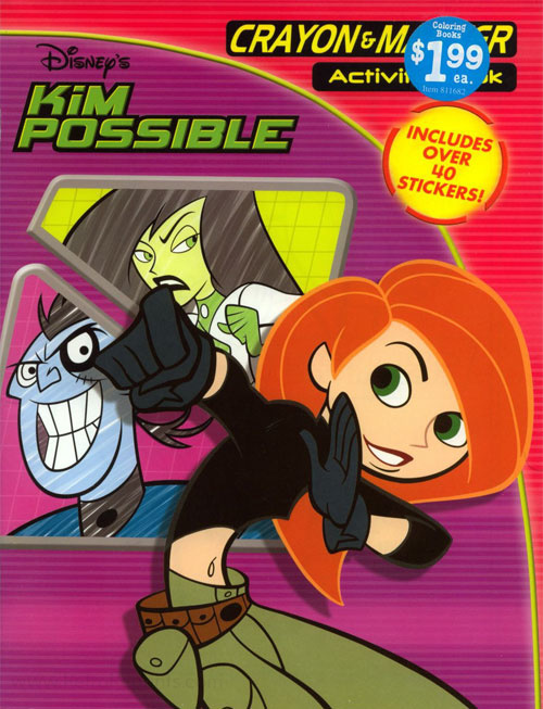 Kim Possible coloring and activity book