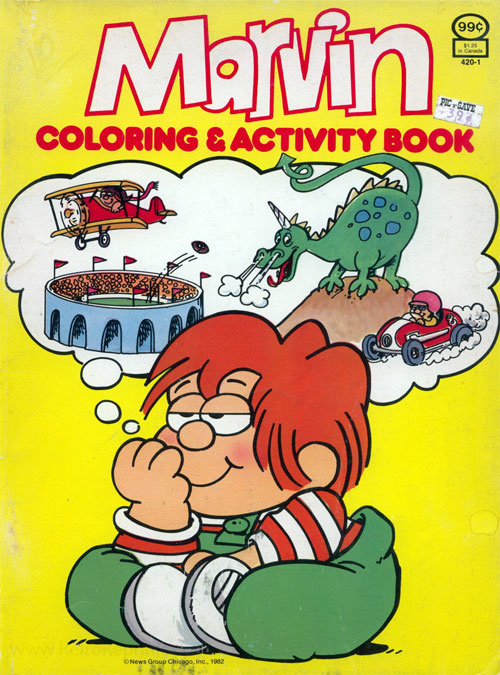 Marvin Coloring and Activity Book