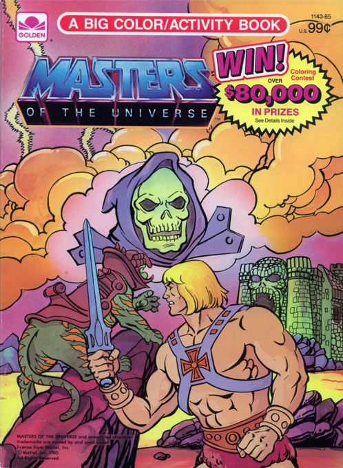 He-Man and the Masters of the Universe coloring and activity book