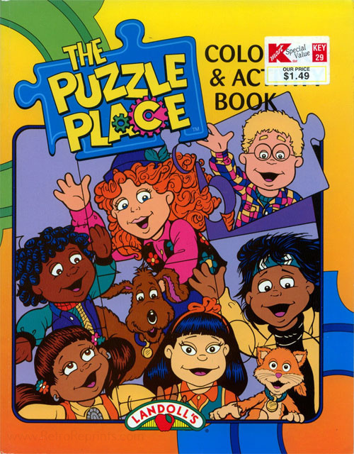 Puzzle Place, The Coloring Book